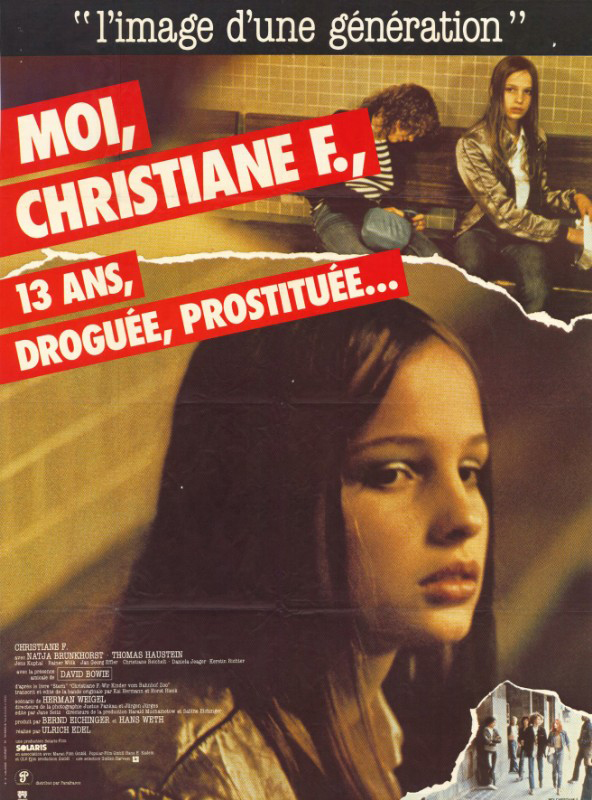 Affiche - MOI, CHRISTIANE F., 13 ANS, DROGUEE, PROSTITUEE - 120x160cm