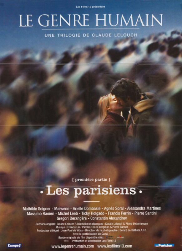 Affiche - GENRE HUMAIN : LES PARISIENS - 120x160cm