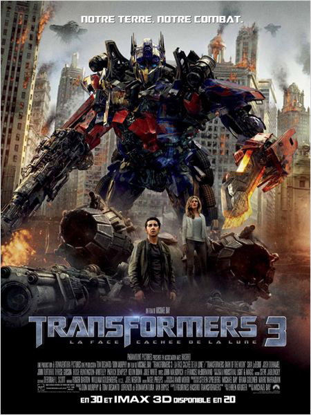 Affiche - TRANSFORMERS 3 : la face cachée de la lune - 120x160cm