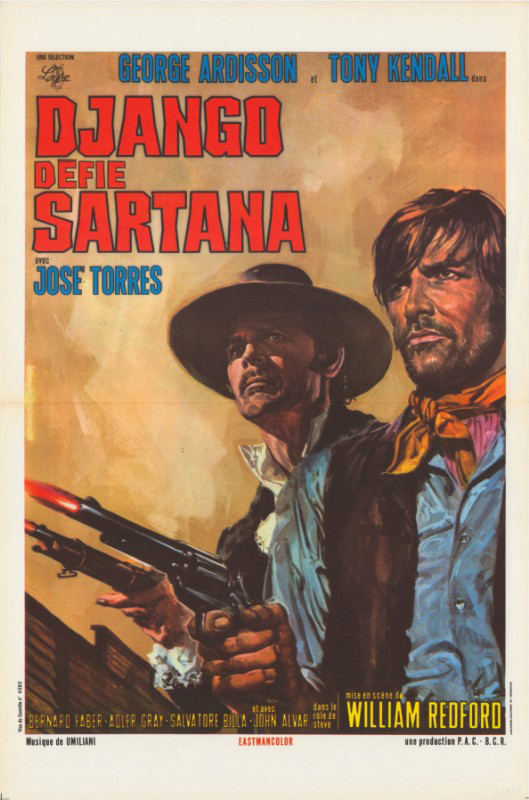 Affiche - DJANGO DEFIE SARTANA - 40x55cm