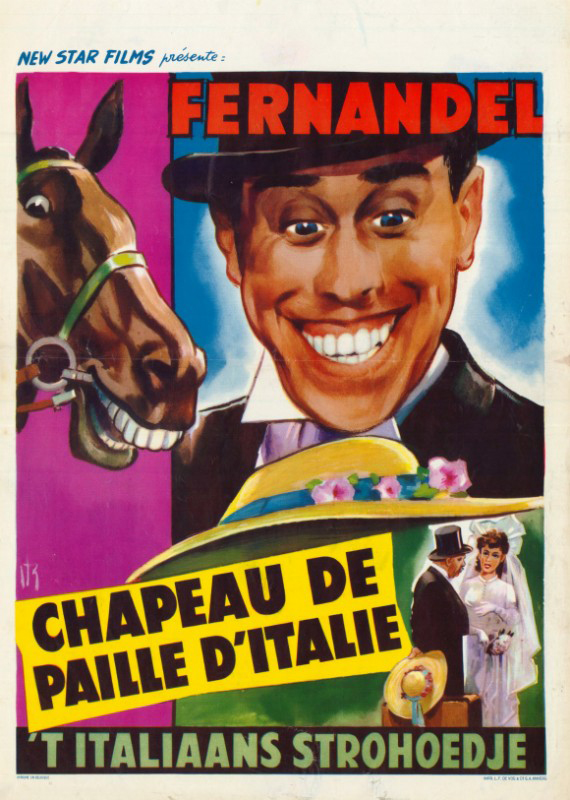 Affiche - UN CHAPEAU DE PAILLE D'ITALIE - Ressortie 36x56cm