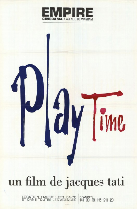 Affiche - PLAYTIME - Ressortie 80x120cm