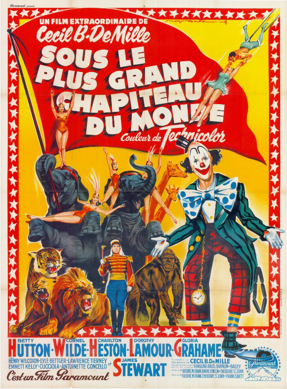 Affiche SOUS LE PLUS GRAND CHAPITEAU DU MONDE 120x160cm intemporel Affiche SOUS LE PLUS GRAND CHAPITEAU DU MONDE 120x160cm intemporel