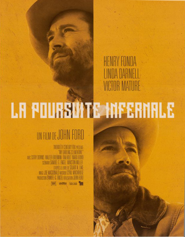Affiche - POURSUITE INFERNALE (la) - Ressortie 40x60cm