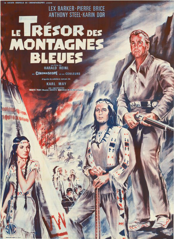 Affiche - TRESOR DES MONTAGNES BLEUES (le) - Ressortie 120x160cm