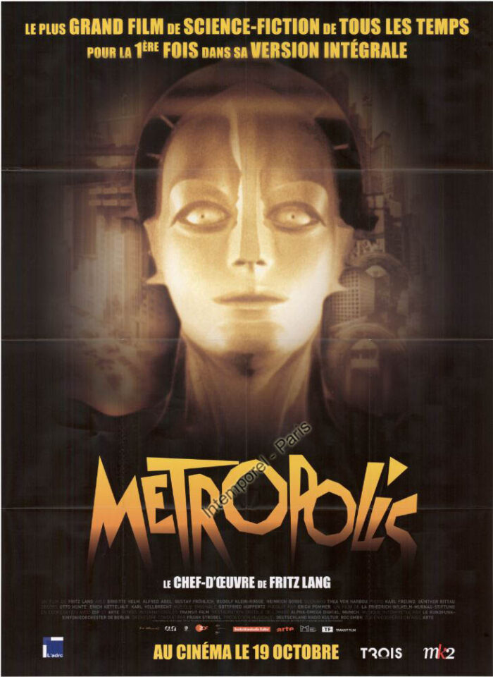 Affiche - METROPOLIS - Ressortie 120x160cm