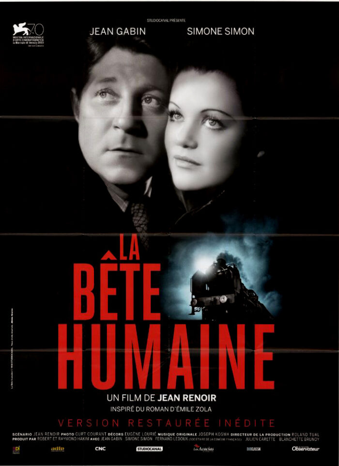 Affiche - BETE HUMAINE (la) - Ressortie 120x160cm