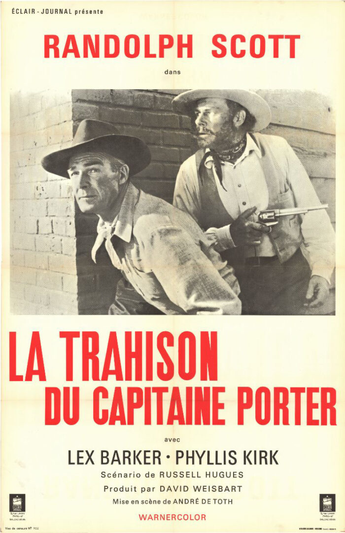 Affiche - TRAHISON DU CAPITAINE PORTER (la) - Ressortie 80x120cm
