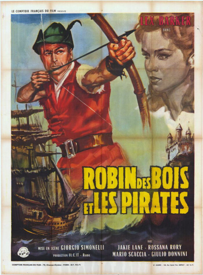 Affiche - ROBIN DES BOIS ET LES PIRATES - 120x160cm