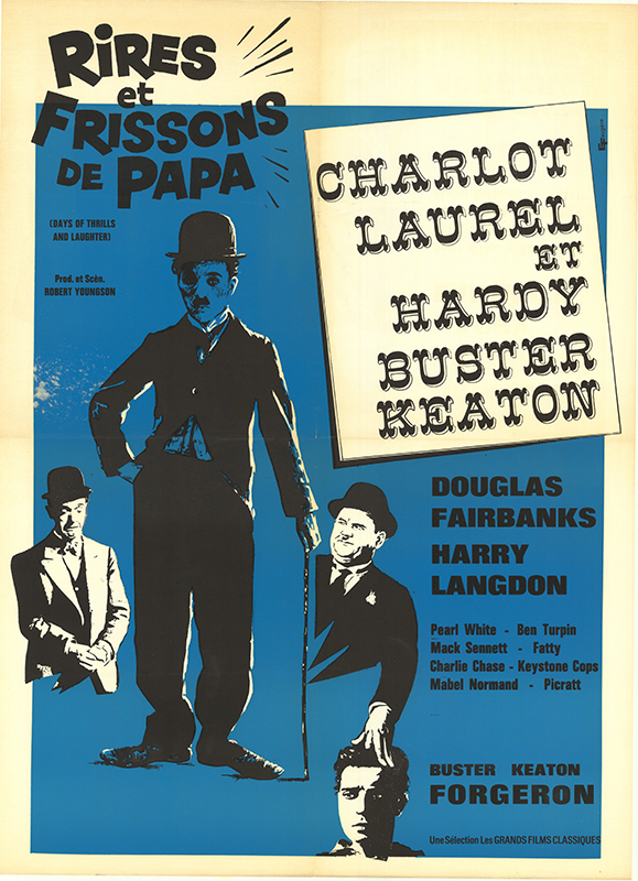 Affiche - RIRES ET FRISSONS DE PAPA - Ressortie 60x80cm