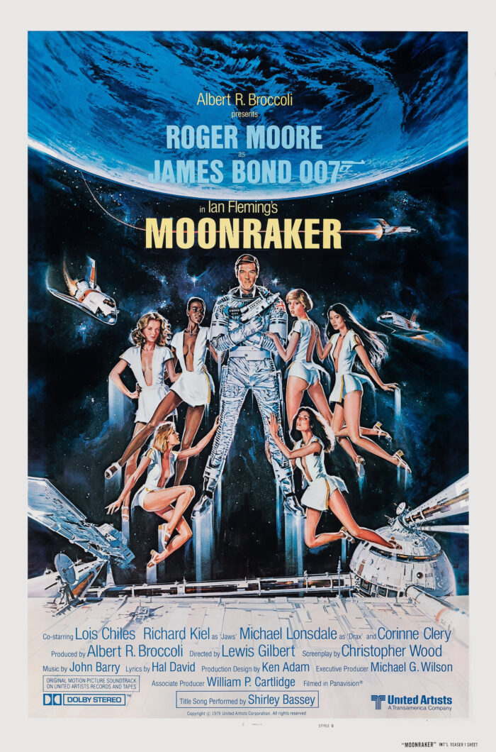 Repro 30x40cm - MOONRAKER - U.S. B