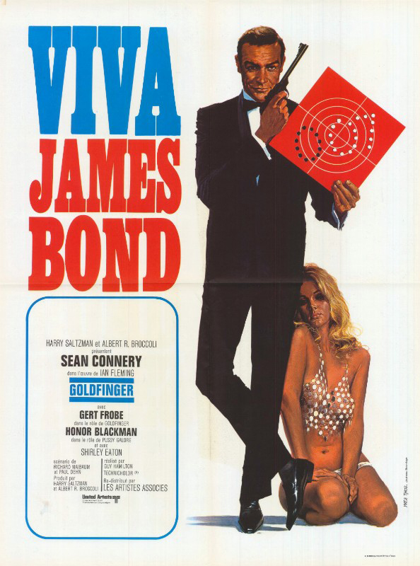 Affiche - GOLDFINGER - Ressortie 60x80cm B