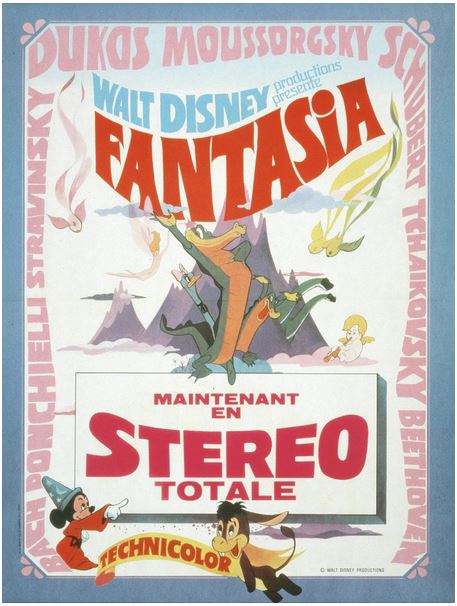 Affiche - FANTASIA - Ressortie 40x55cm