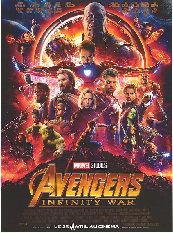 Affiche - AVENGERS INFINITY WAR - 40x55cm