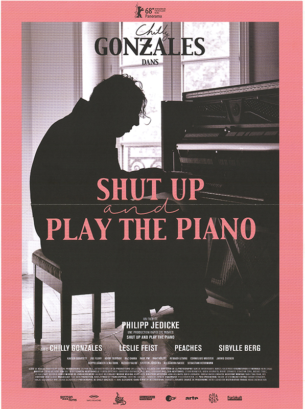 Affiche - SHUT UP AND PLAY THE PIANO - 40x55cm