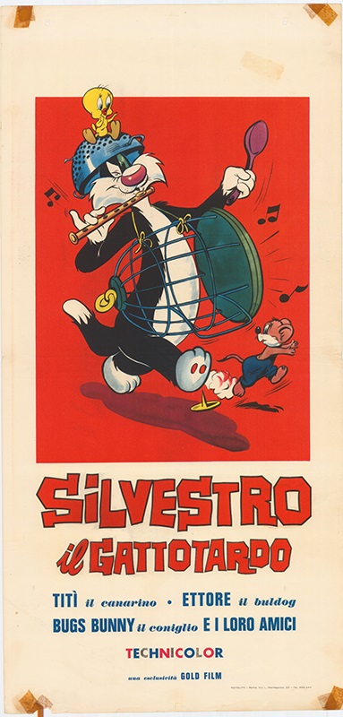 Affiche - SILVESTRO IL GATTOTARDO - 33x71cm