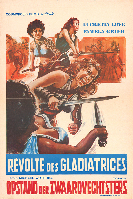 Affiche - REVOLTE DES GLADIATRICES - 36x56cm