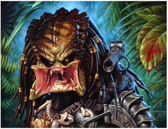Sérigraphie - PREDATOR - 46x61cm