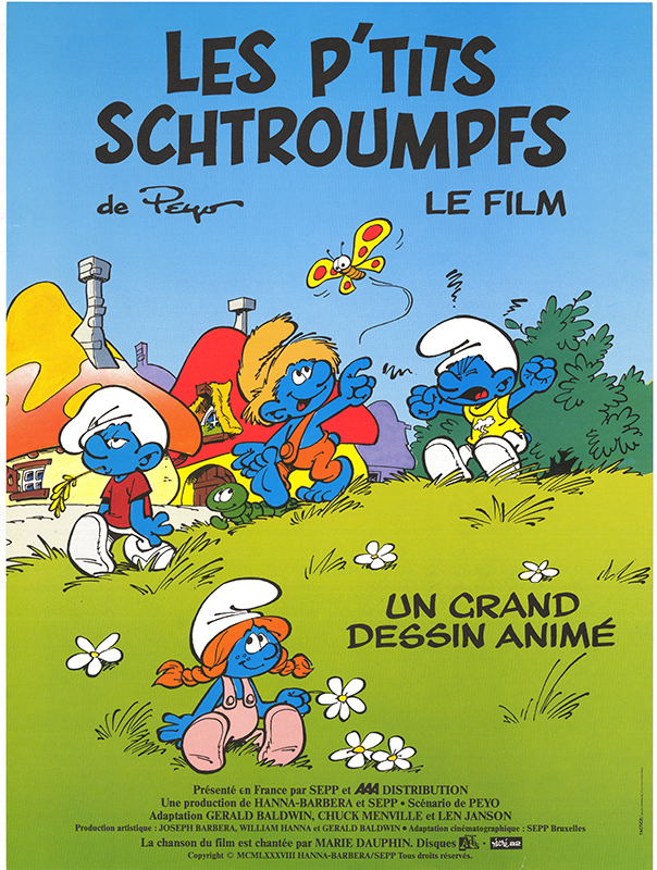 Affiche - P'TITS SCHTROUMPFS (les) - 40x55cm