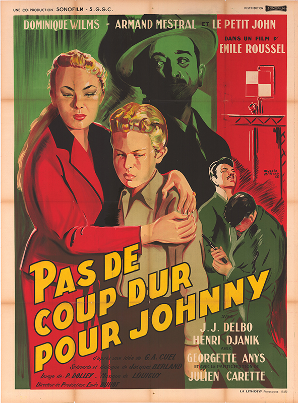 Affiche - PAS DE COUP DUR POUR JOHNNY - 120x160cm