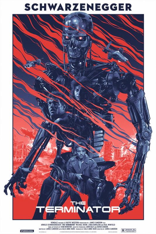 Sérigraphie - TERMINATOR - 61x91,5cm