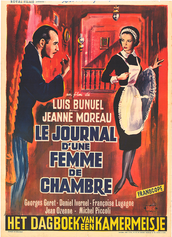 Affiche - JOURNAL D'UNE FEMME DE CHAMBRE (le) - 36x56cm