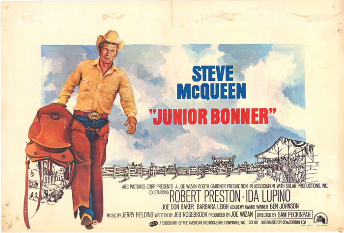 Affiche - JUNIOR BONNER, LE DERNIER BAGARREUR - 36x56cm