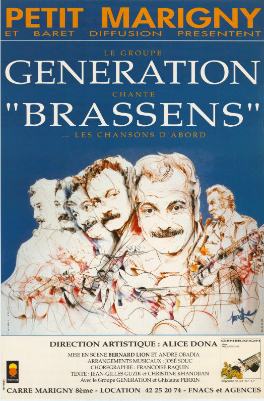 GENERATION CHANTE BRASSENS
