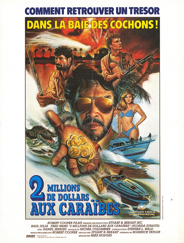 Affiche - DEUX MILLIONS DE DOLLARS AUX CARAIBES - 60x80cm