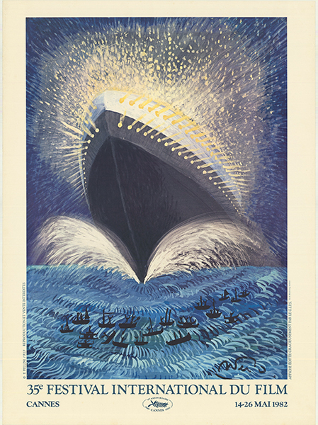 Affiche - FESTIVAL DE CANNES 1982 - 60x80cm