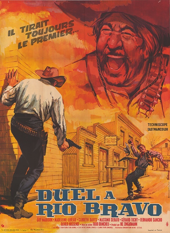 Affiche - DUEL A RIO BRAVO - 120x160cm