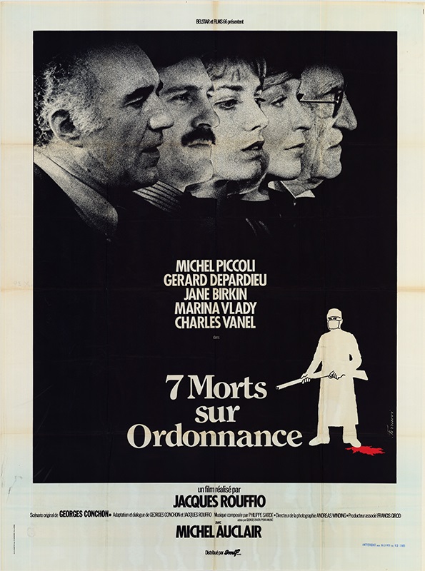 Affiche - SEPT MORTS SUR ORDONNANCE - 120x160cm