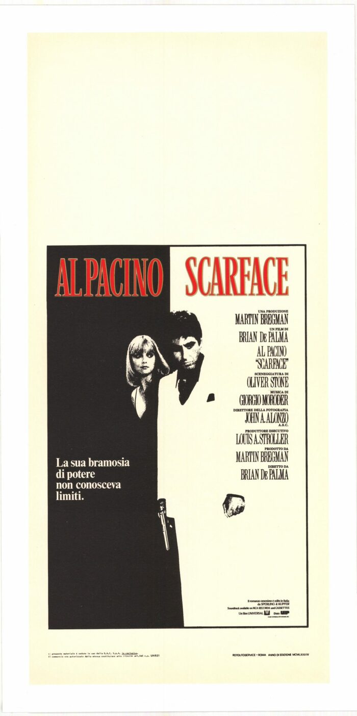 Affiche - SCARFACE - 33x71cm