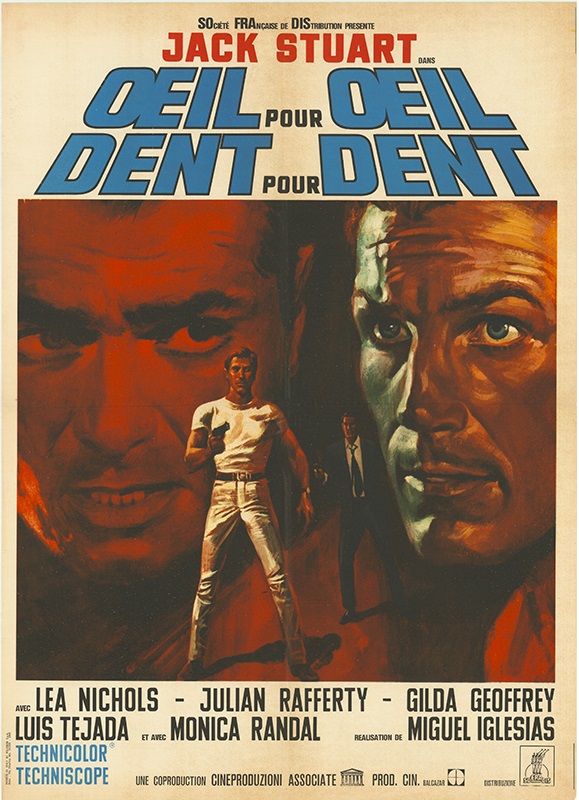 Affiche - ŒIL POUR ŒIL, DENT POUR DENT - 60x80cm