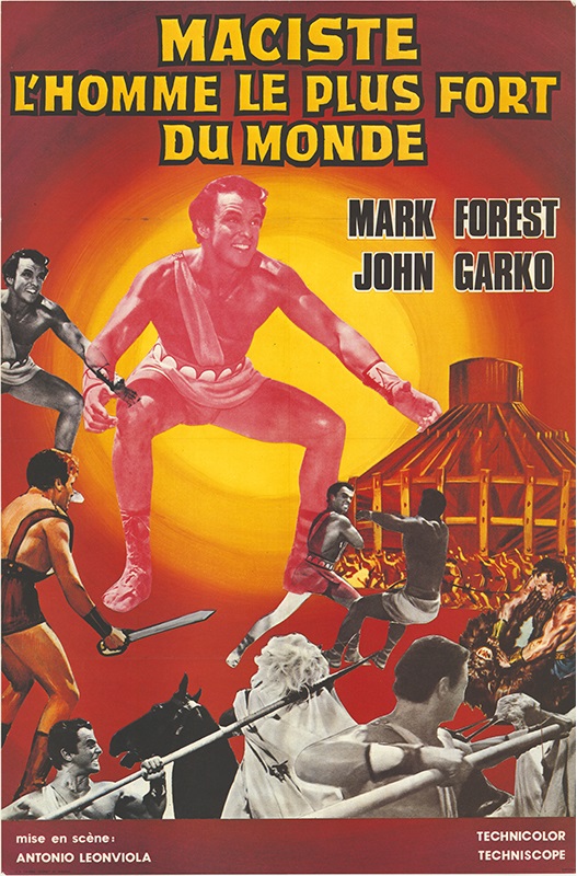 Affiche - MACISTE L'HOMME LE PLUS FORT DU MONDE - Ressortie 80x120cm