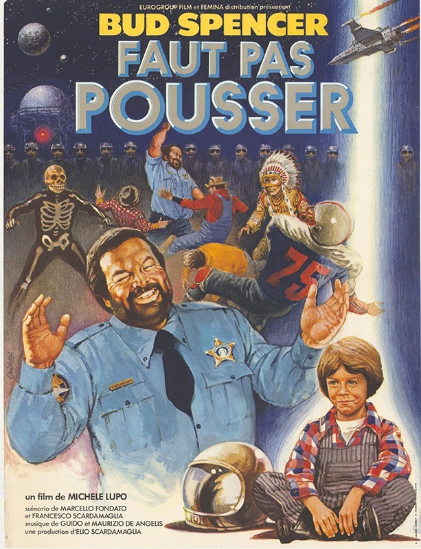 Affiche - FAUT PAS POUSSER - 40x55cm