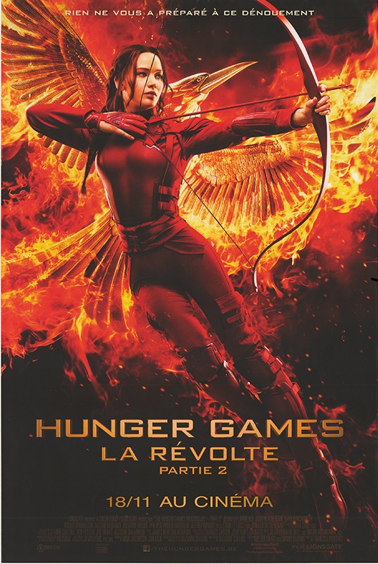 Affiche - HUNGER GAMES - LA REVOLTE : Partie 2 - 40x60cm