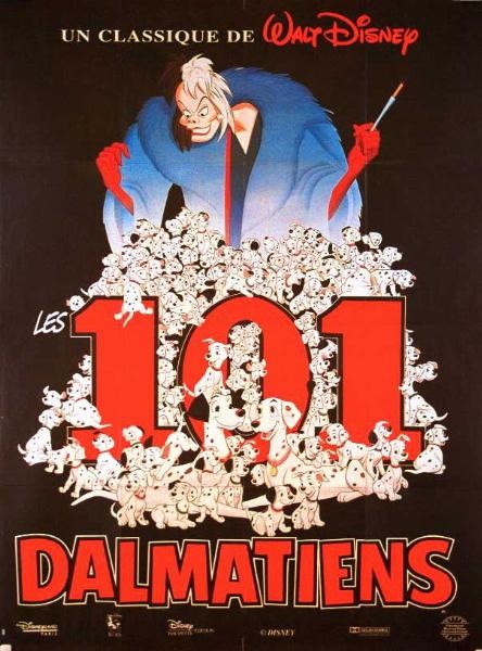 Affiche - 101 DALMATIENS (les) - 120x160cm