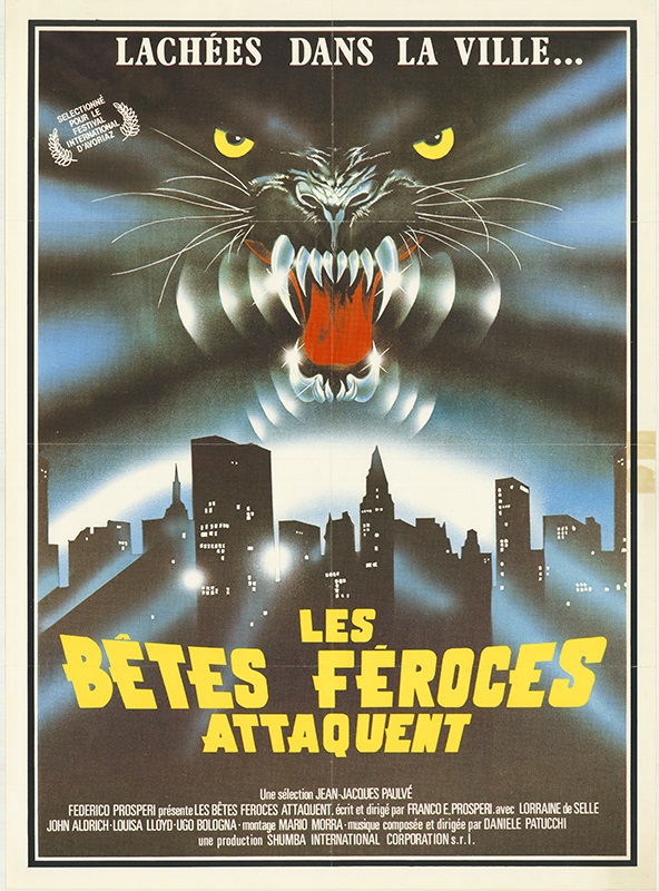 Affiche - BETES FEROCES ATTAQUENTS - 44x60cm