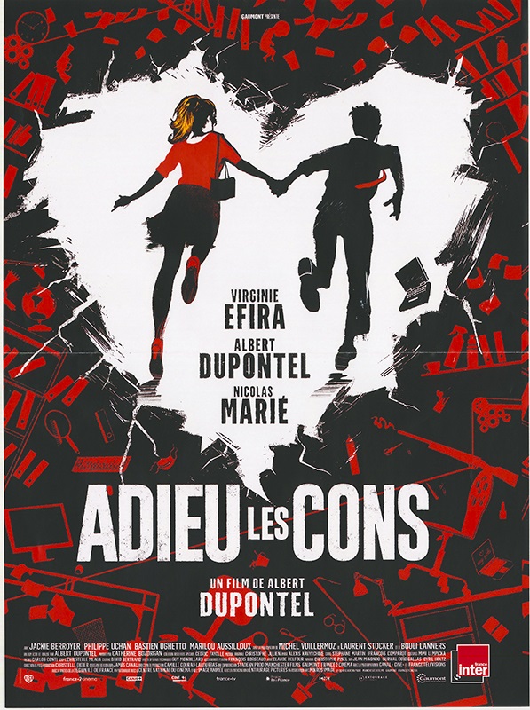 Affiche - ADIEU LES CONS - 40x55cm