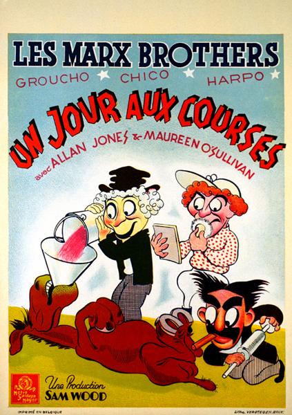 Affiche - UN JOUR AUX COURSES - Ressortie 36x56cm