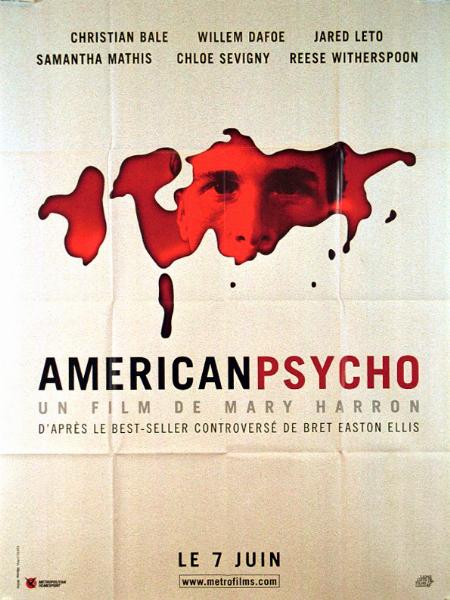Affiche - AMERICAN PSYCHO - 120x160cm