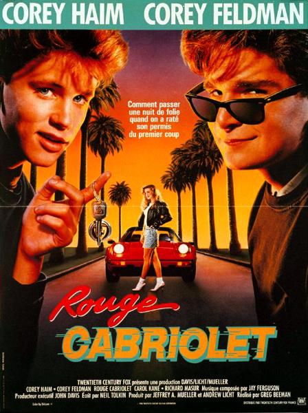 Affiche - ROUGE CABRIOLET - 40x55cm