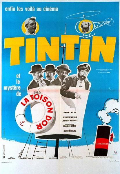 Affiche - TINTIN ET LE MYSTERE DE LA TOISON D'OR - 80x120cm