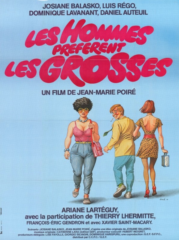Affiche - HOMMES PREFERENT LES GROSSES - 120x160cm