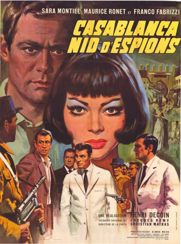 Affiche - CASABLANCA NID D'ESPIONS - 120x160cm