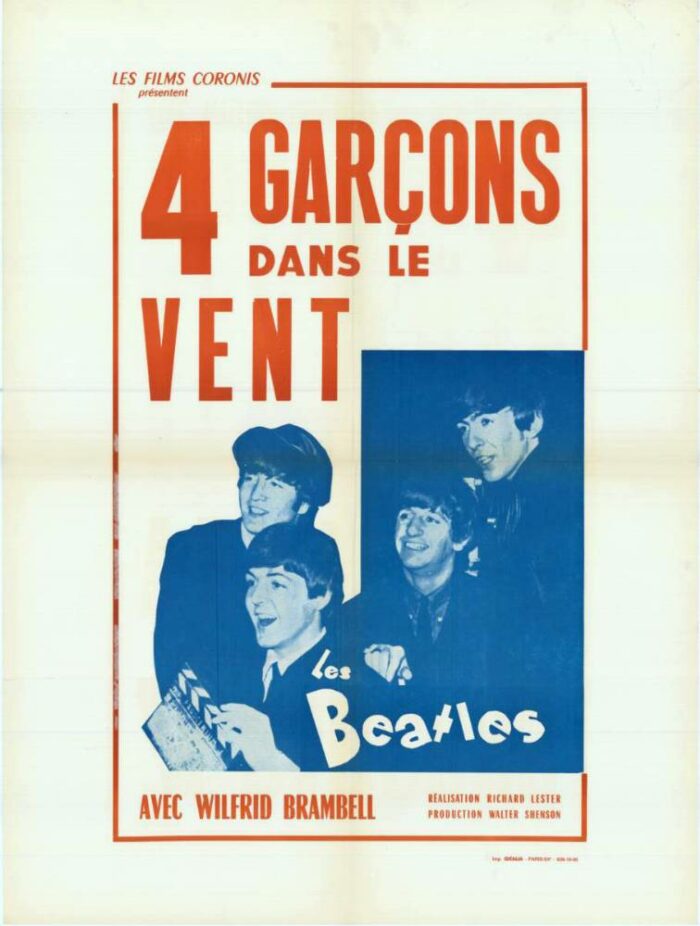 Affiche - 4 GARCONS DANS LE VENT - Ressortie 60x80cm