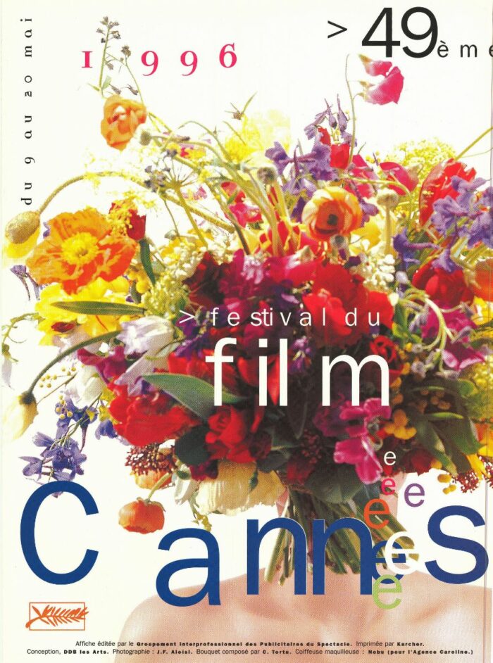Affiche - FESTIVAL DE CANNES 1996 - 60x80cm