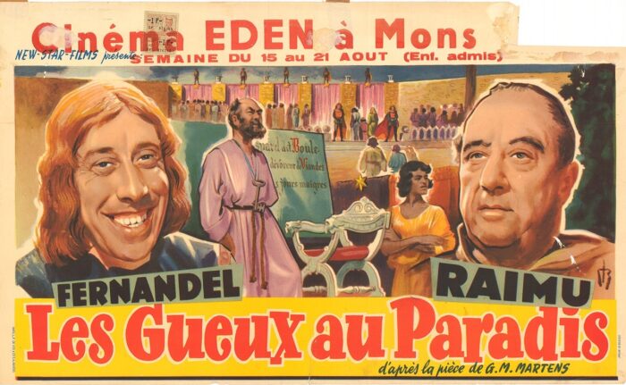 Affiche - GUEUX AU PARADIS (les) - Ressortie 36x56cm