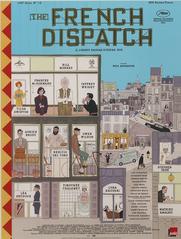 Affiche - FRENCH DISPATCH - 40x55cm